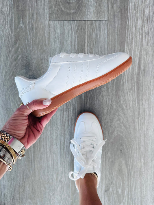 White In Touch Sneakers