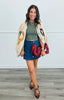 Denim Utility Mini Skort (Reg. and Plus)