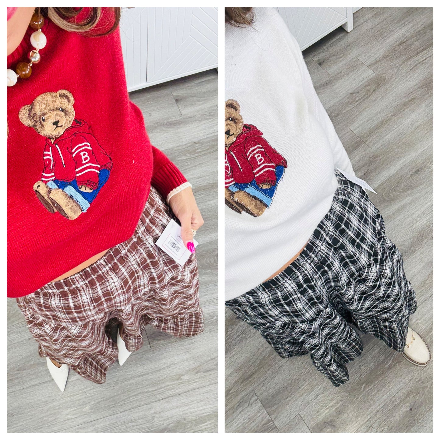 Plaid Pocket Maxi Skirt (Reg.) - 2 Colors