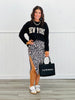 New York Graphic Sweater Top (Reg. and Plus)- 3 Colors