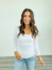 Butter Square Neck Long Sleeve Top (Reg. and Plus) - 8 Colors