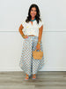 Light Blue Polka Dot Gaucho Pants (Reg.)