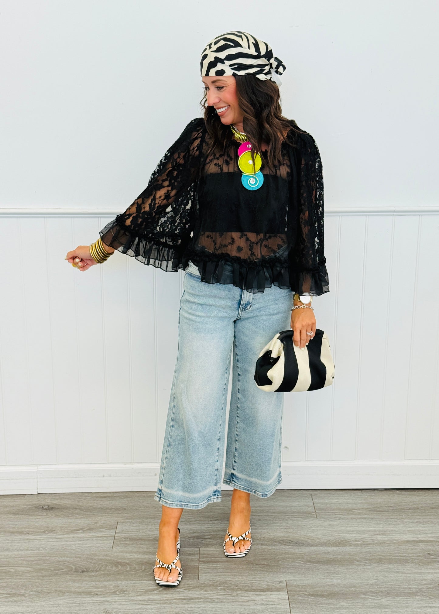 Judy Blue Willow Wide Leg Crop Jeans (Reg. and Plus)