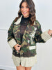 POL Camo Embroidered Sweater Patch Jacket (Reg)