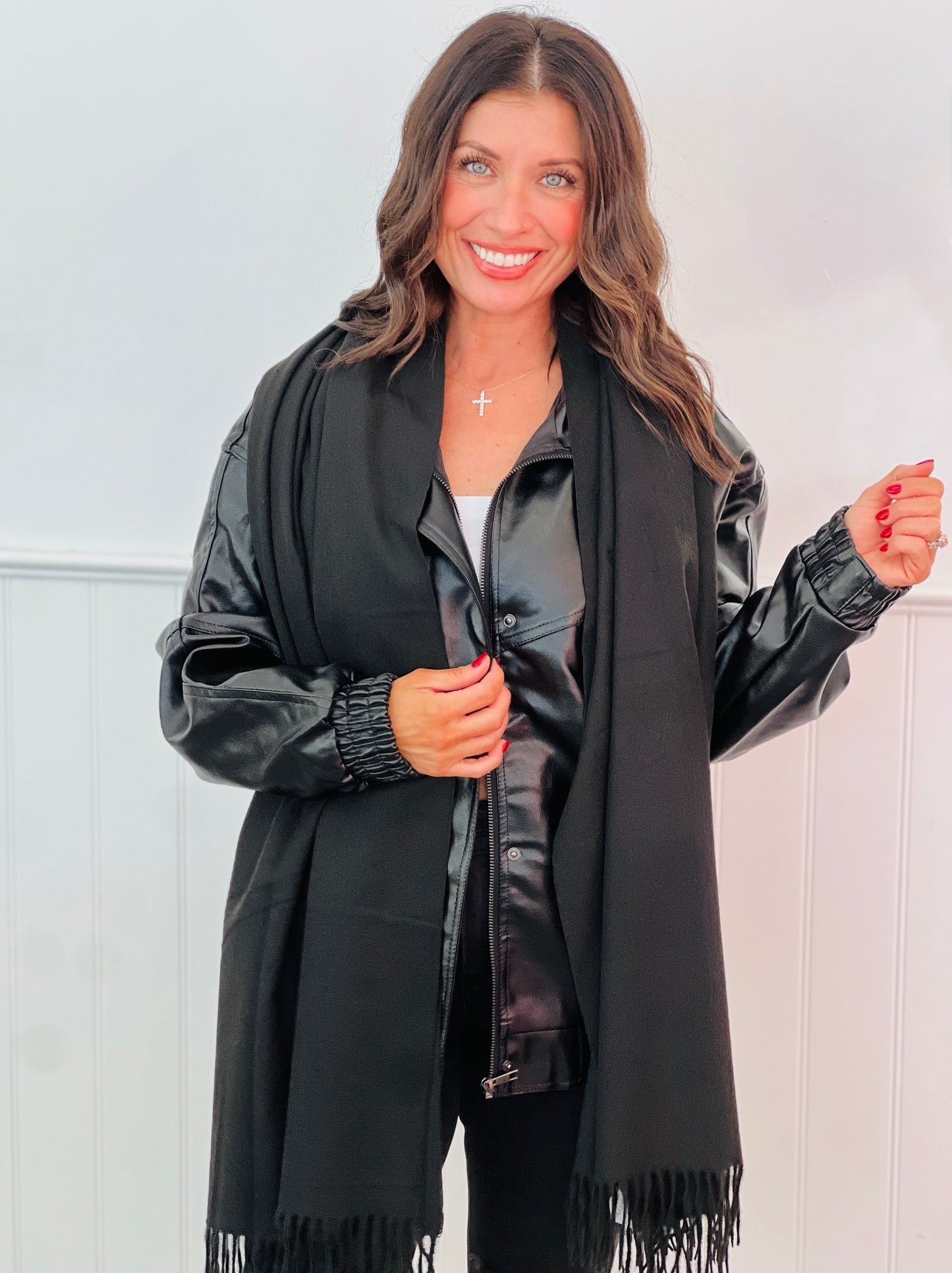 Solid Cashmere Feel Scarf - 6 Colors