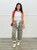 Washed Denim Paisley Printed Denim Pants (Reg. and Plus) - 2 Colors