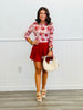 Solid Scuba Pleated Mini Skirt (Reg & Plus)- 2 Colors