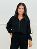 Scuba Modal Striped Zip Up Jacket (Reg.)-2 Colors