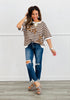 Striped Star Patch Top (Reg & Plus)