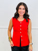 Solid Round Neck Vest Top (Reg.)-4 Colors