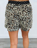 Leopard Print Top & Shorts Set (Reg.)