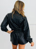 Faux Leather Zip Up Jacket (Reg.) - 2 Colors