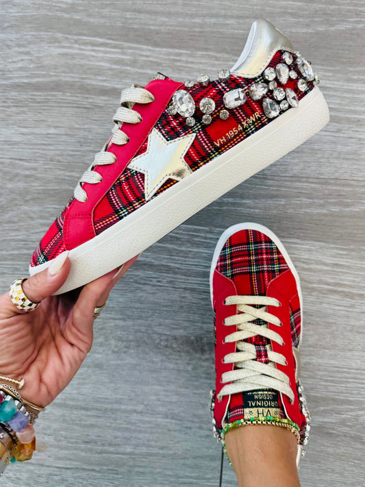 PREORDER VH x WR Perfectly Plaid Crystal Sneaker
