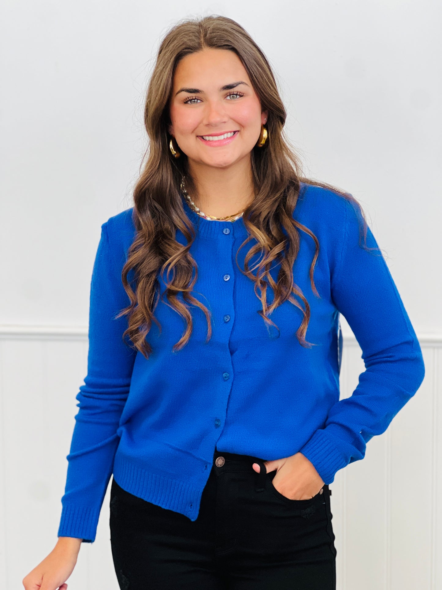 Contemporary Chic Sweater Cardigan (Reg.)- 5 Colors
