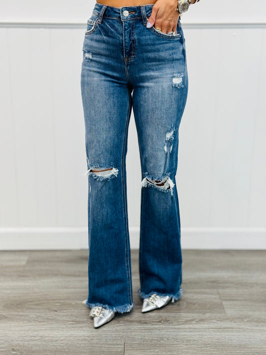 Risen Blue Legs For Days Straight Leg Jeans (Reg & Plus)