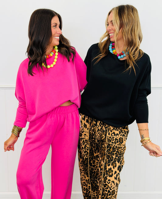 Boatneck Scuba Modal Tunic Top Remix (Reg.) - 2 Colors