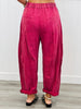 Acid Washed Denim Barrel Pants (Reg & Plus)-2 Colors