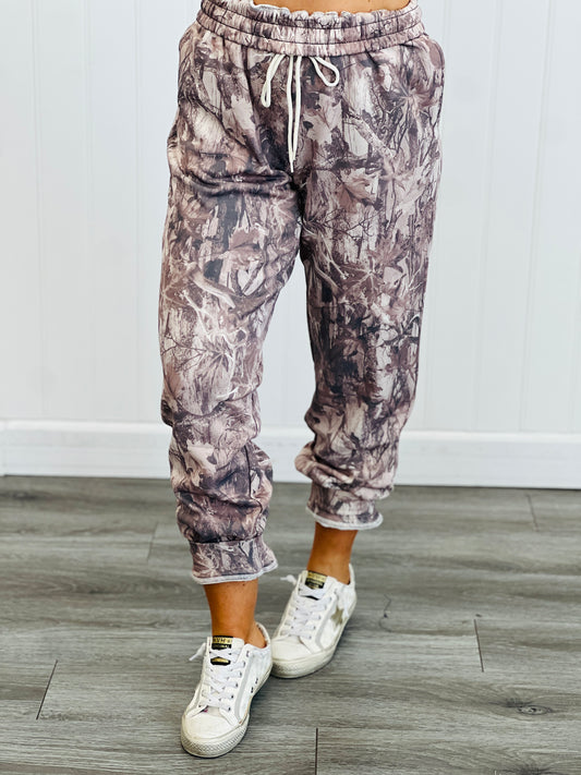 Brown Camo Joggers (Reg. and Plus)