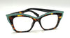 Tortoise Fun Trim Fashion Glasses