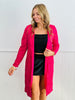 Shimmering Sequin Longline Cardigan (Reg & Plus)-3 Colors