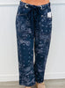 Midnight Bandana Paisley Print Barrel Pants (Reg.)