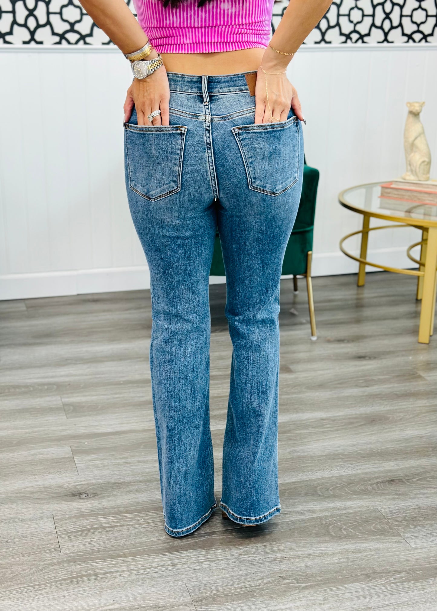 Judy Blue Talk About Magic Bootcut Jeans (Reg & Plus)