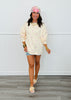 Cream/Pink Polka Dot Sweatshirt (Reg.)