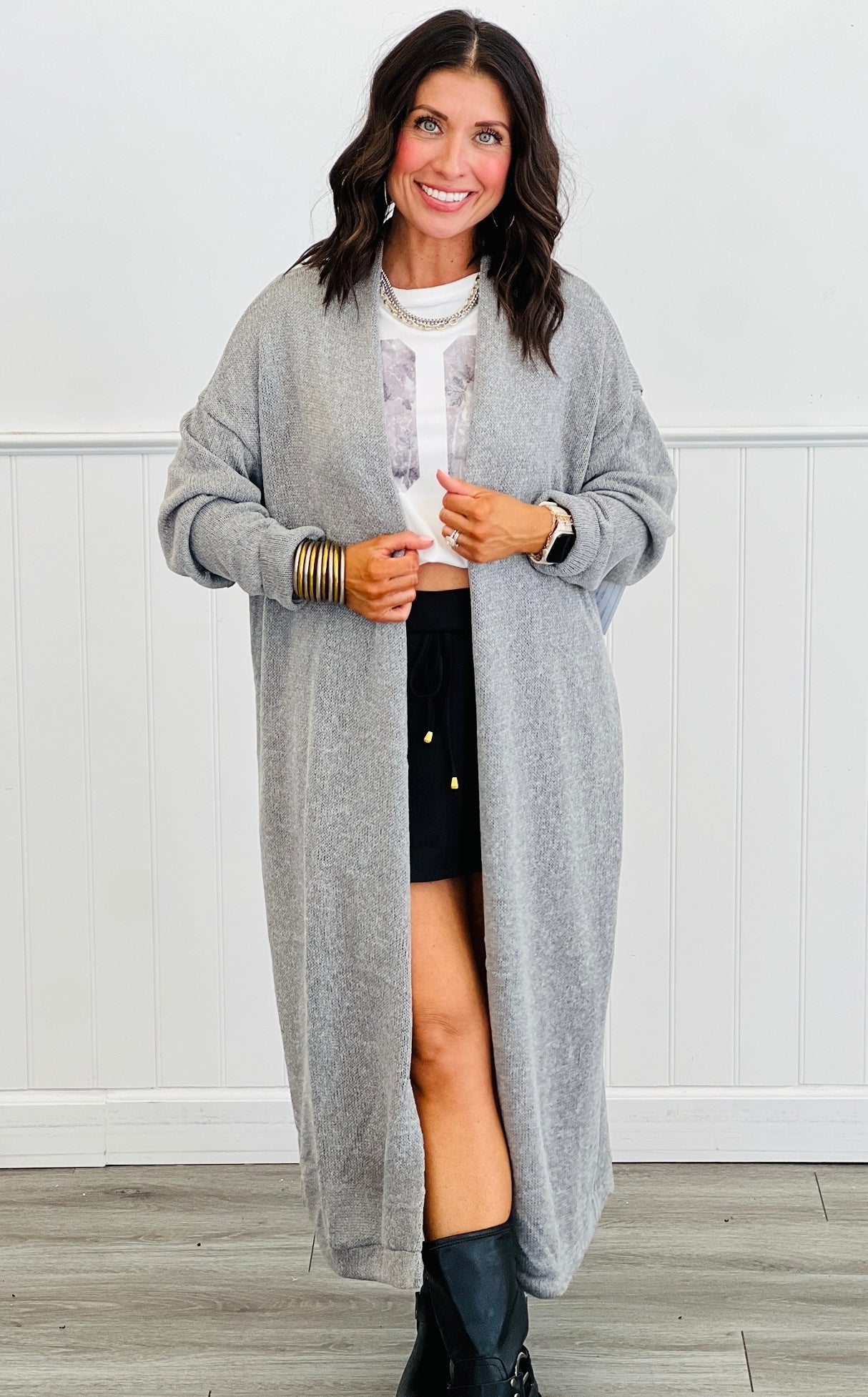 Dear Scarlett Lightweight Longline Cardigan (Reg. and Plus) - 7 Colors