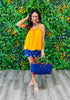 Royal Sea Life Print Mini Skirt (Reg.)
