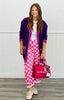 Purple Ribbons And Bows Cardigan (Reg. and Plus)