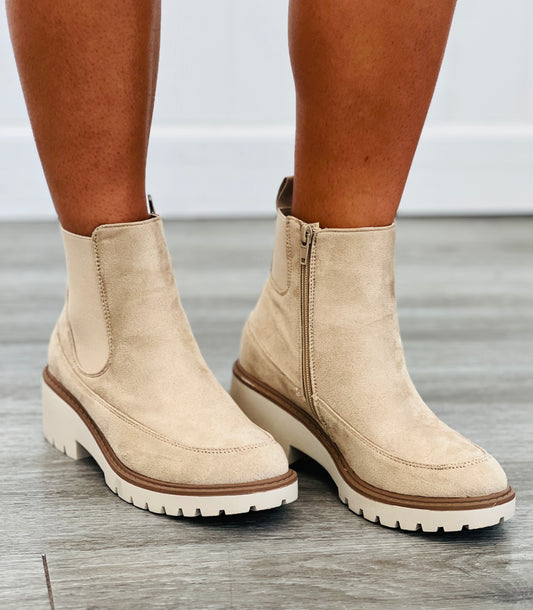 Wheat You Warm My Heart Ankle Boots
