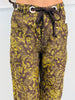 Brown Floral Jacquard Barrel Jeans (Reg.)