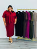 Dear Scarlett Ribbed Tunic Midi Dress (Reg. and Plus) - 6 Colors