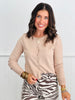 Contemporary Sweater Cardigan Top (Reg.)-3 Colors