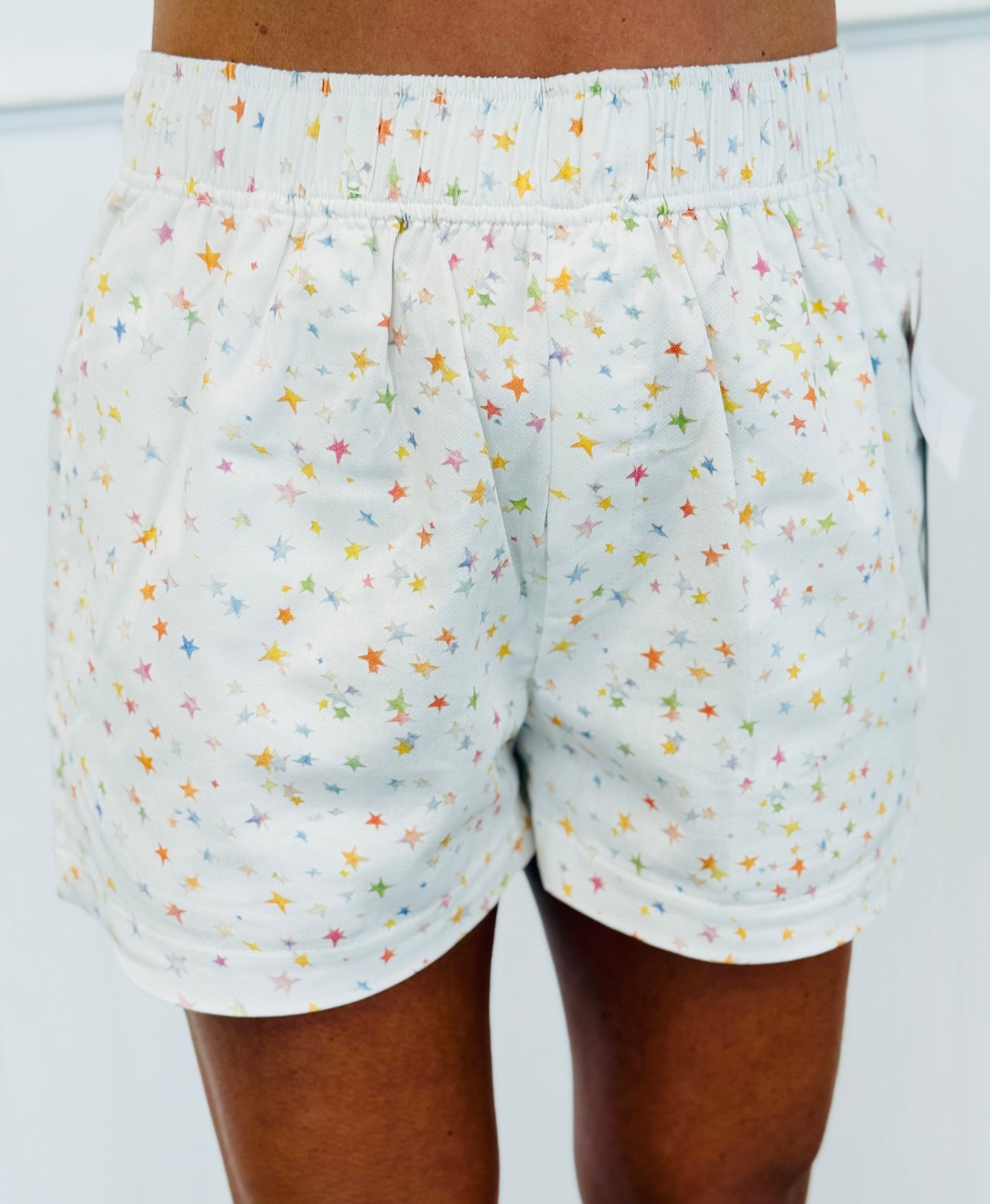 Ivory Star Printed Shorts (Reg.)