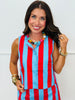 Colorful Stripe Vest Top (Reg.) - 3 Colors