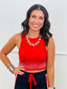 Rhinestone Embellished Tank Top (Reg)- 2 Colors