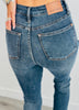 Judy Blue Tummy Control Side Step Skinny Jeans (Reg. and Plus)