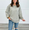 Andree Banded Hemline Long Sleeve Top (Reg. and Plus) - 7 Colors