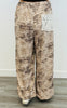 POL Contrast Lace & Woven Patch Pants (Reg.)