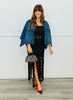 Black Crochet Geometric Maxi Skirt (Reg & Plus)