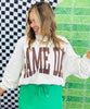 Heather Grey Reversible Gameday/Football Sweatshirt (Reg.)