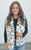Ivory Spotted Fur Vest (Reg.)