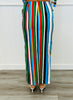 Multi Striped Midi Skirt (Reg.)