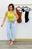 One Shoulder Twist Knot Top (Reg.)-4 Colors
