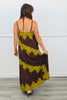 Chocolate Contrast Lace Strappy Maxi Dress (Reg.)