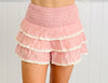 Blush Lace Tiered Skort (Reg.)