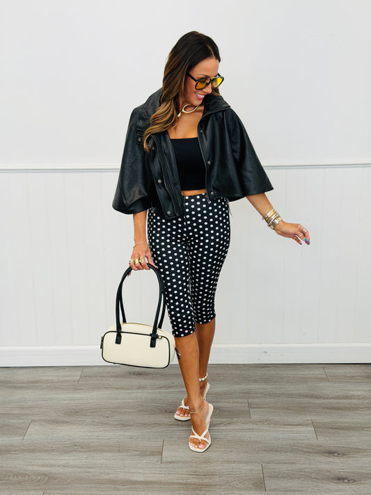 Polka Dot Capri Pants (Reg. and Plus)