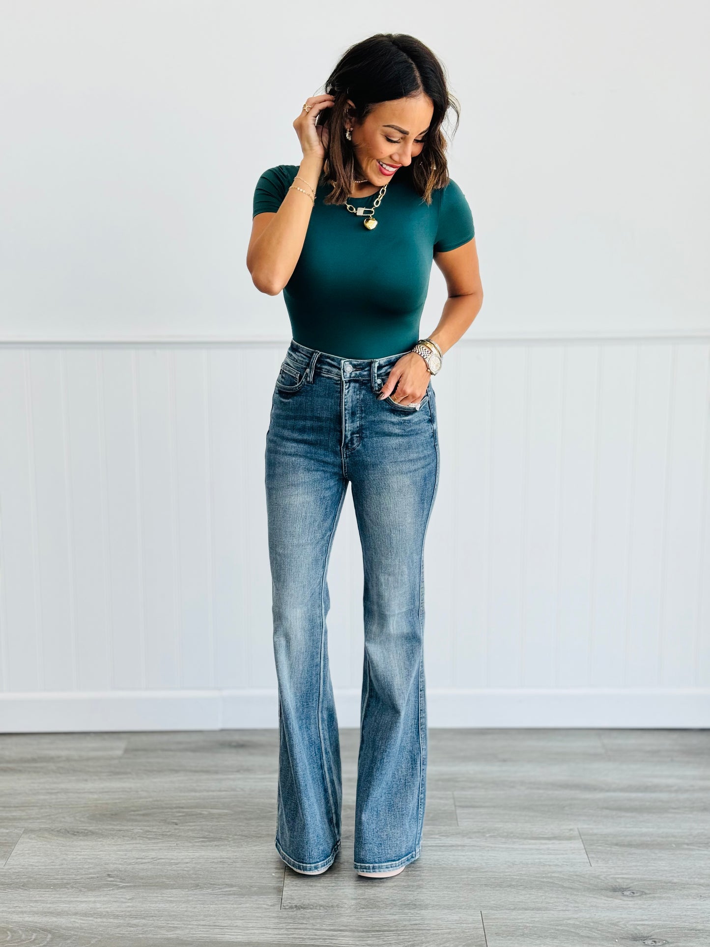 Judy Blue Basic Bae Tummy Control Jeans (Reg. and Plus)