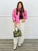 Cream/Brown Polka Dot Wide Leg Pants (Reg.)